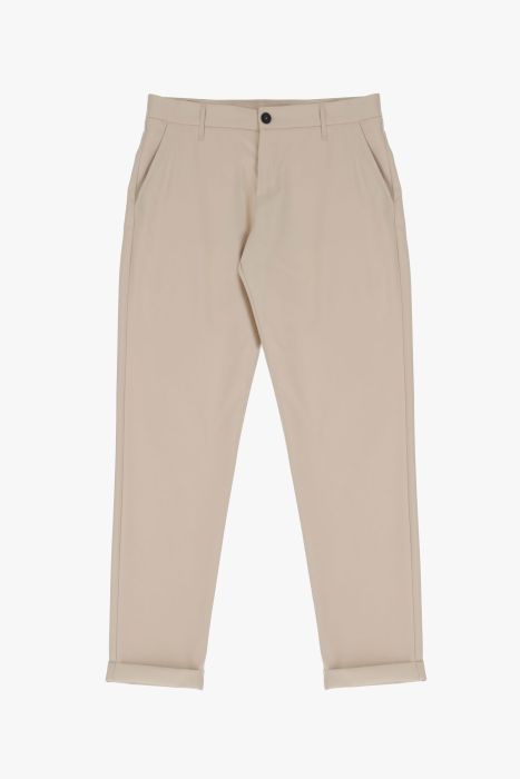 Imperial pantaloni slim-fit monocolour con tasche verticali